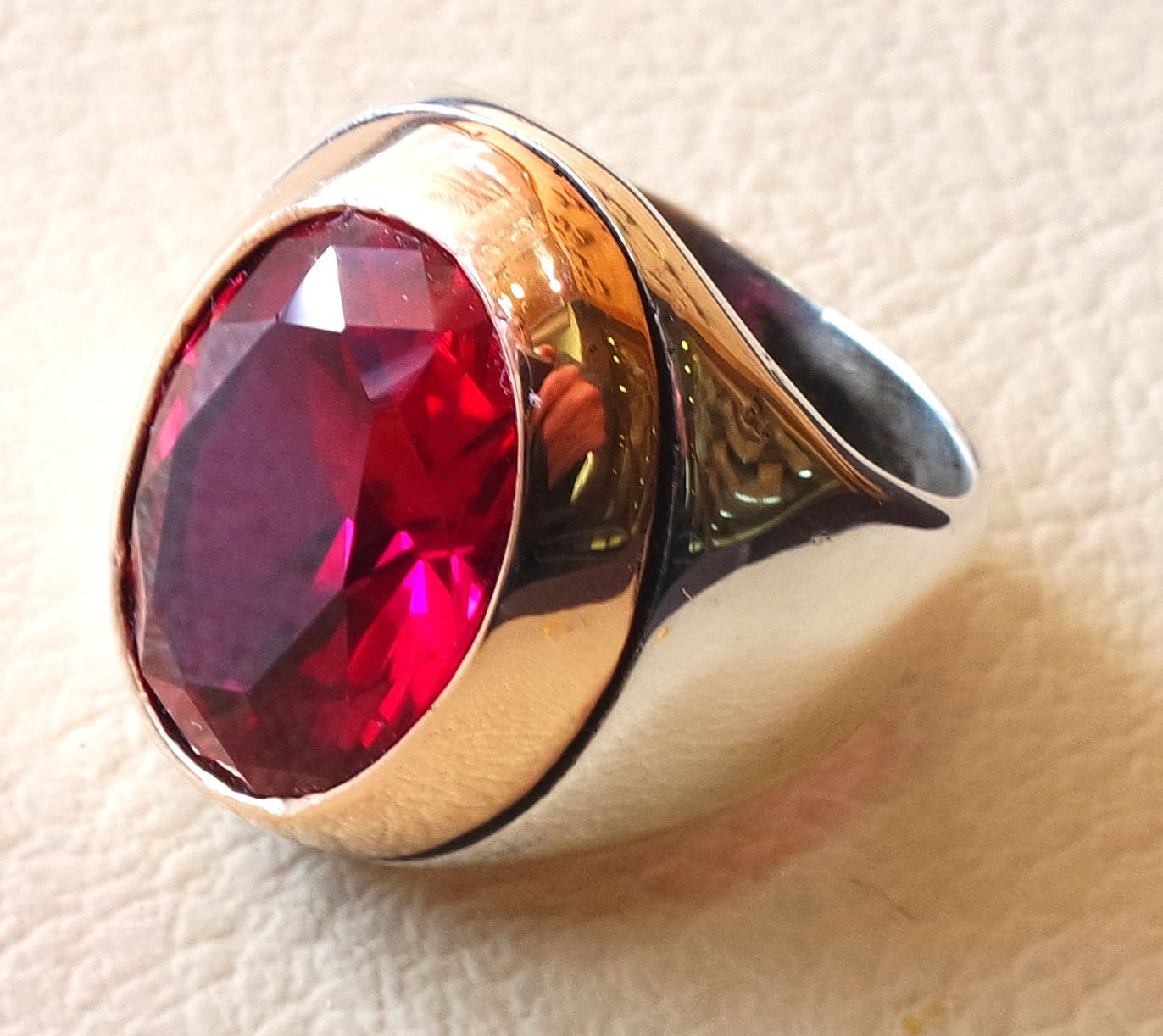 Winged Enamel Red Color Ring – Neshe Fashion Jewelry