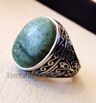 green swiss opal natural stone men ring sterling silver 925 stunning genuine oval gem ottoman style jewelry all sizes