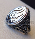 Customized Arabic calligraphy names handmade ring personalized antique jewelry style sterling silver 925 any size TSN1009 خاتم اسم تفصيل